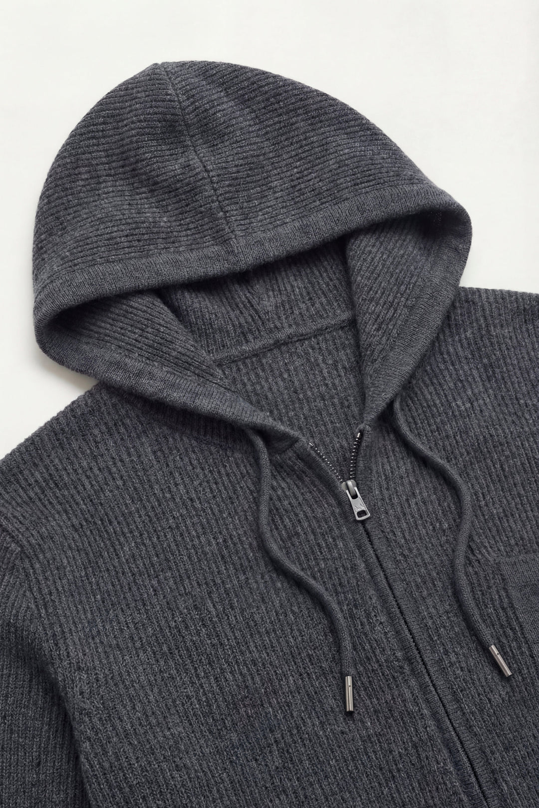 Elviro Cashmere Hooded Zip Set Blue