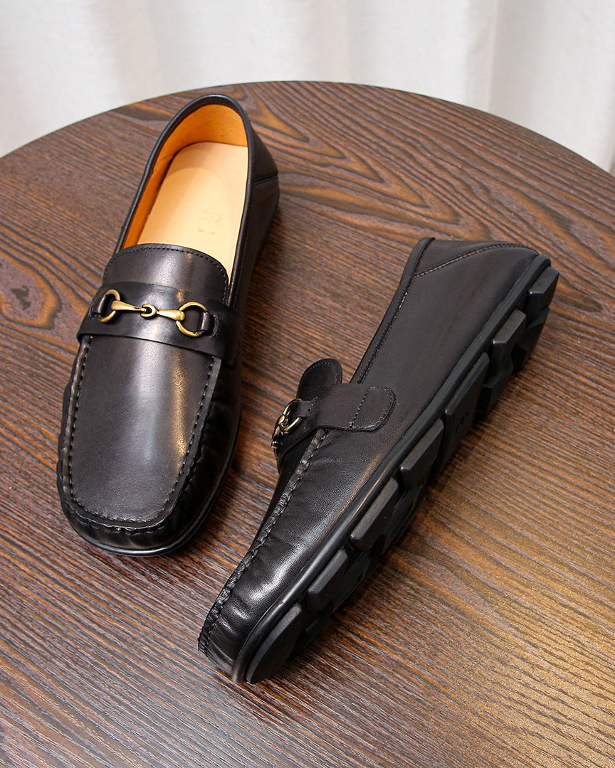 The Bit Loafers – Black Calfskin