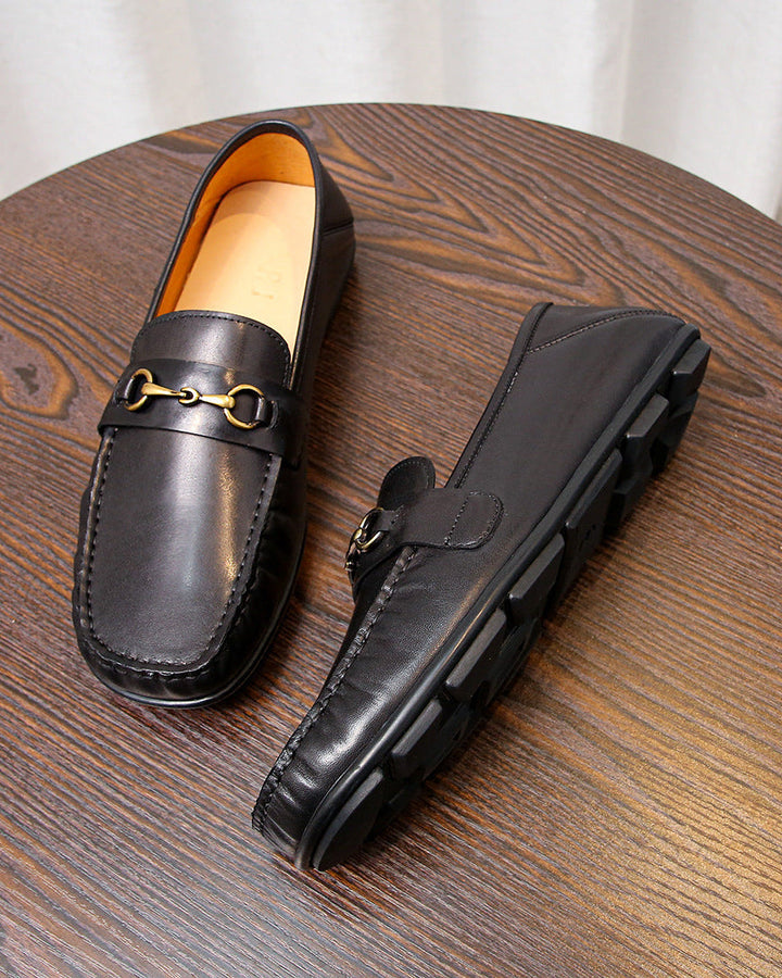 The Bit Loafers – Black Calfskin