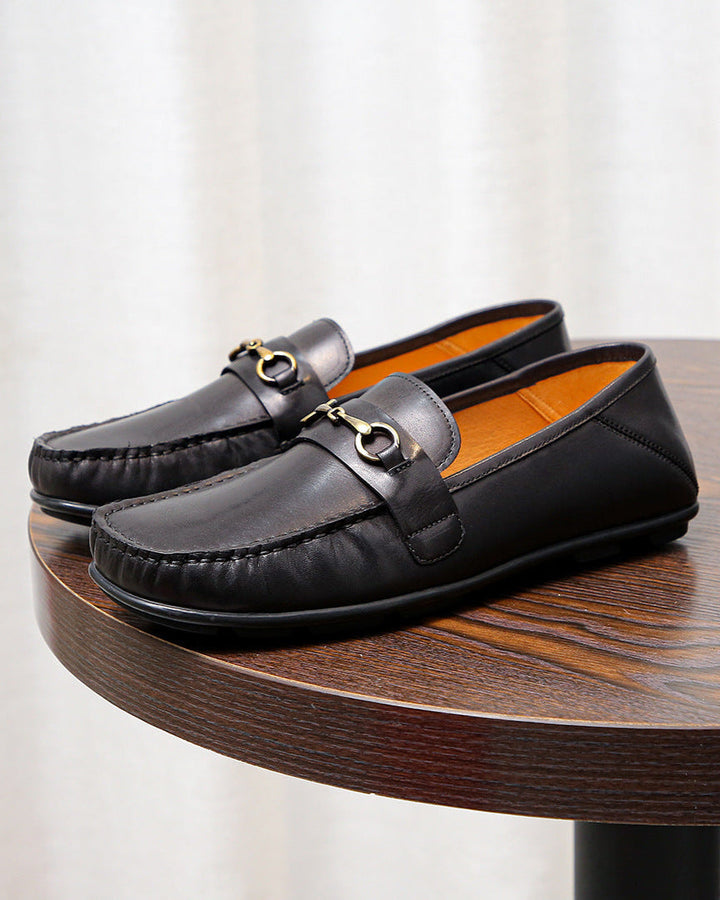 The Bit Loafers – Black Calfskin