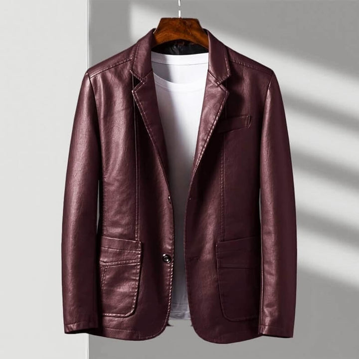 Laurent l Sutton Leather Jacket