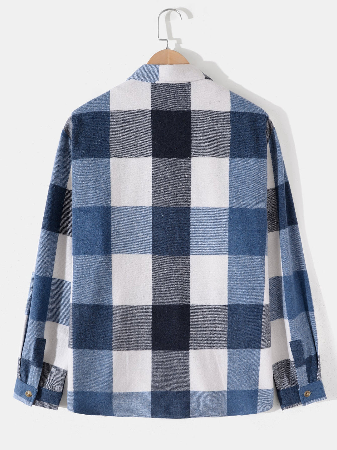 Flanellen Plaid Overshirt