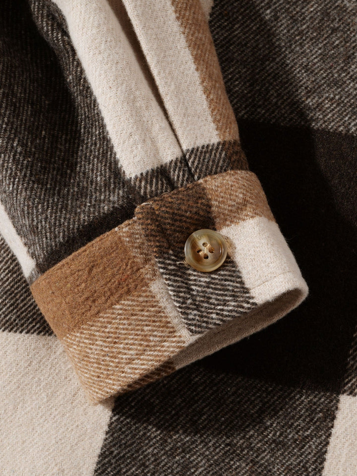 Flanellen Plaid Overshirt