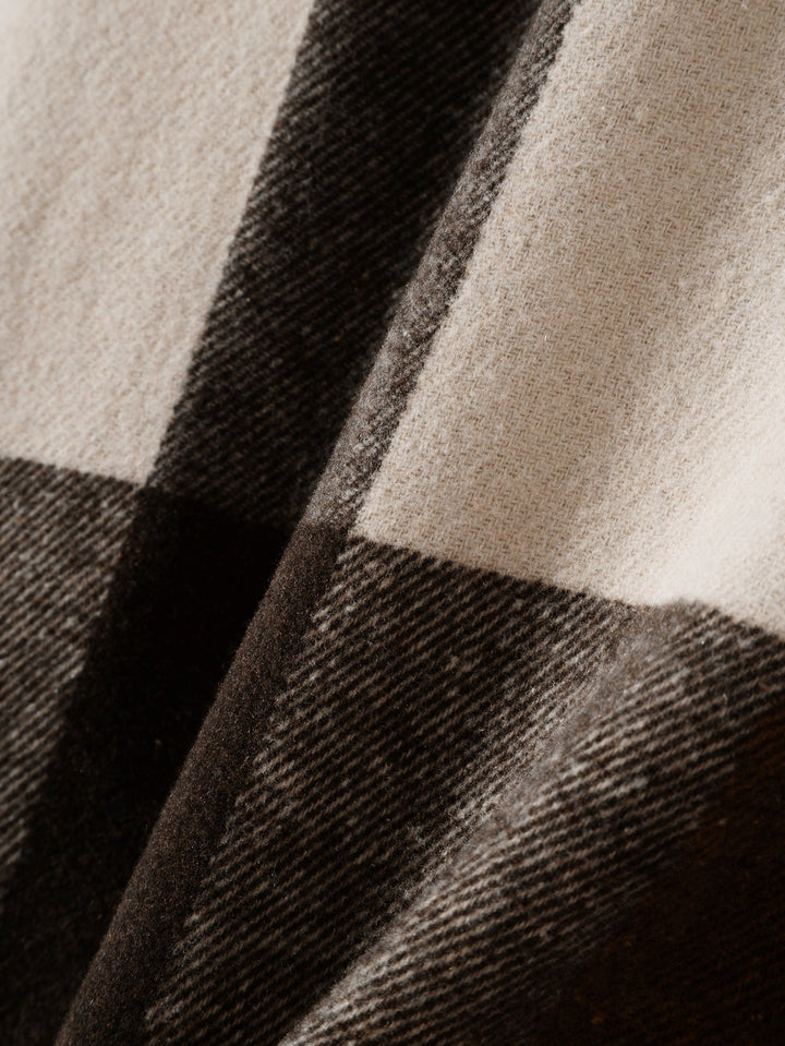 Flanellen Plaid Overshirt