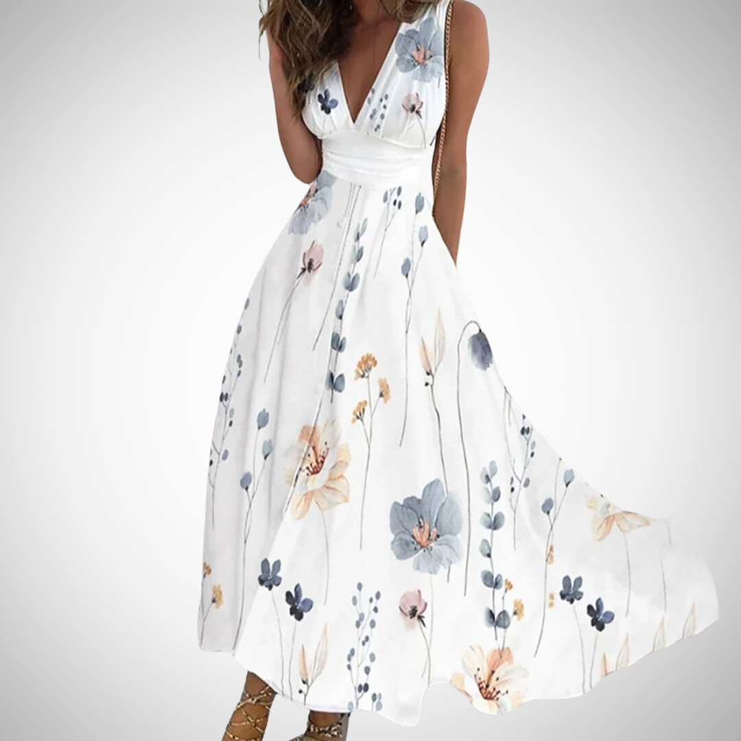 MIRIANNE™ - Timeless Floral Maxi Dress
