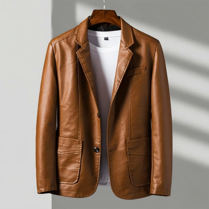 Laurent l Sutton Leather Jacket