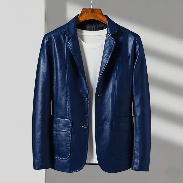 Laurent l Sutton Leather Jacket