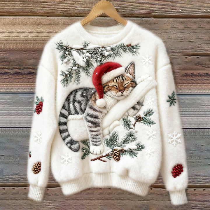 Christmas Cat Sweater