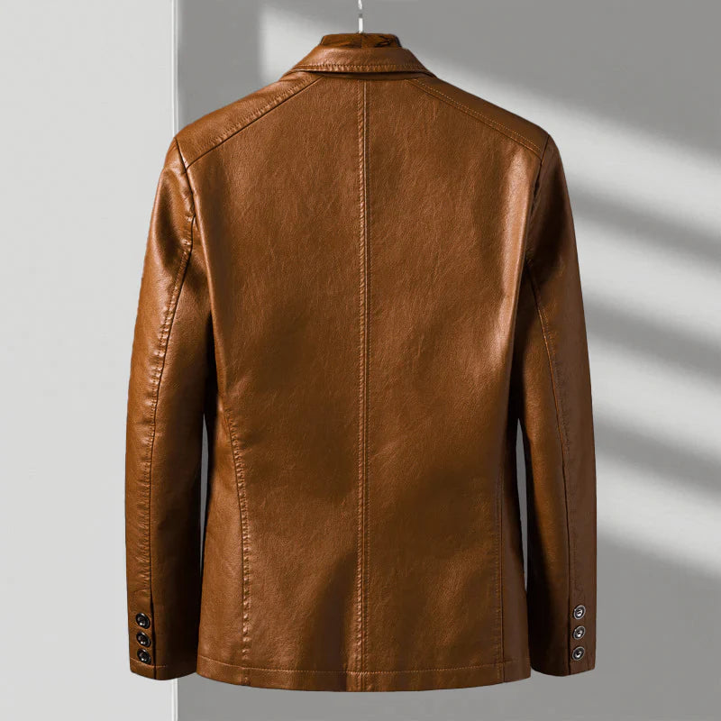Laurent l Sutton Leather Jacket