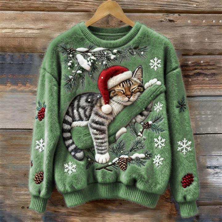 Christmas Cat Sweater