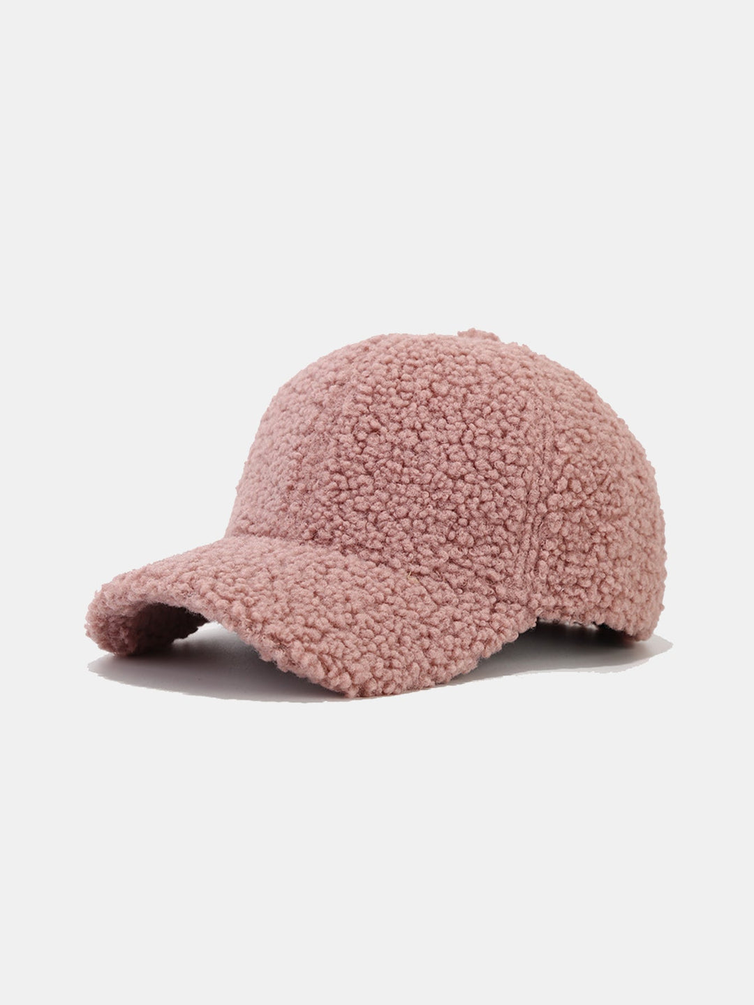 Solid Kleur Pluche Warme Baseballpet