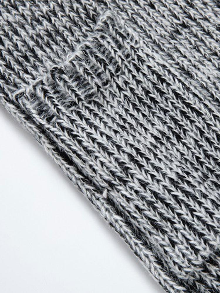 Lange Lijn Hoorn Gesp Kaptrui Gebreide Cardigan