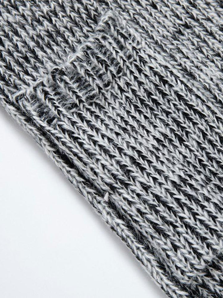 Lange Lijn Hoorn Gesp Kaptrui Gebreide Cardigan