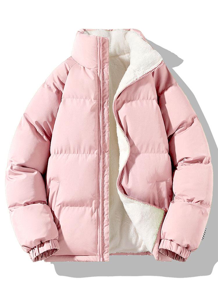 Teddy Voering Puffer Jas