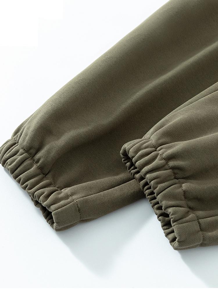 Cotton Jogging Pants with Drawstrings