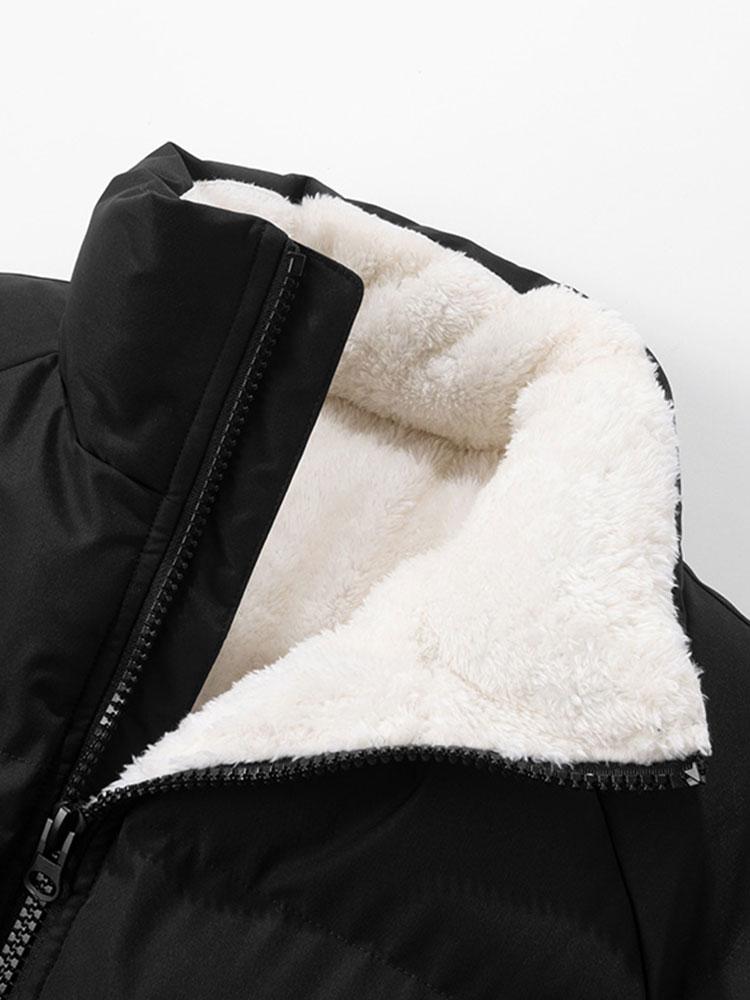 Teddy Voering Puffer Jas