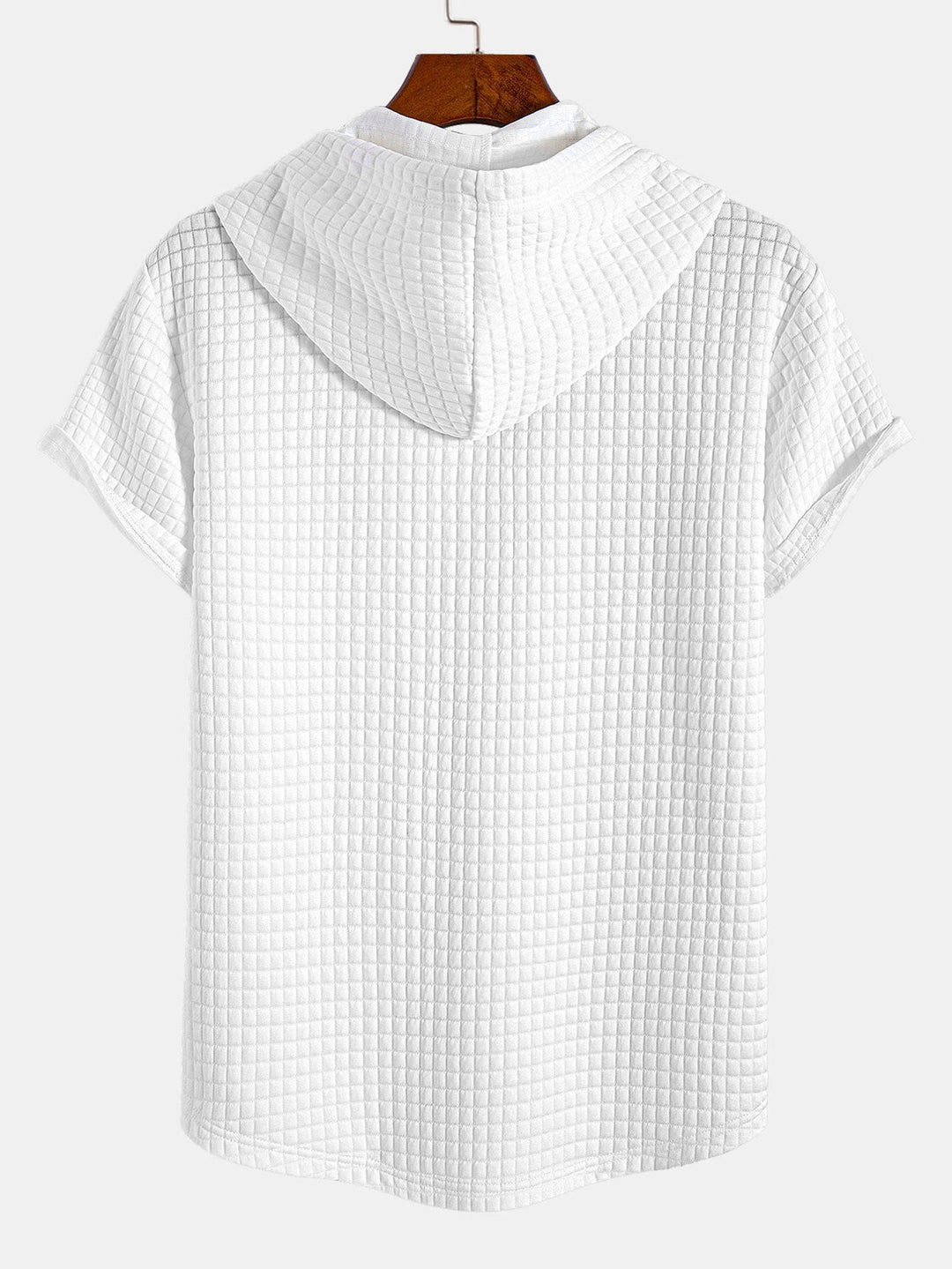 Wafel Hoody Boog Hem T-Shirt