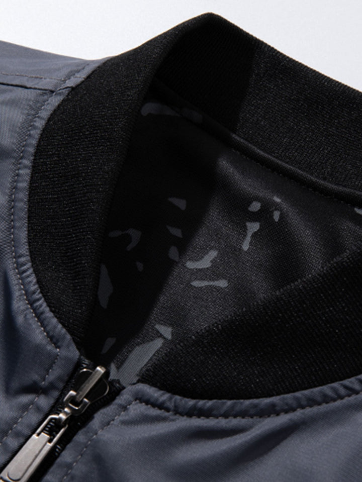 Reversible NASA Geborduurde Patch Bomberjack