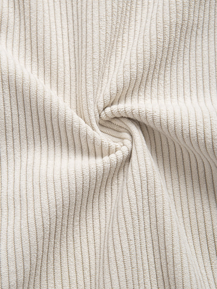 Corduroy Staande Kraag Shirt