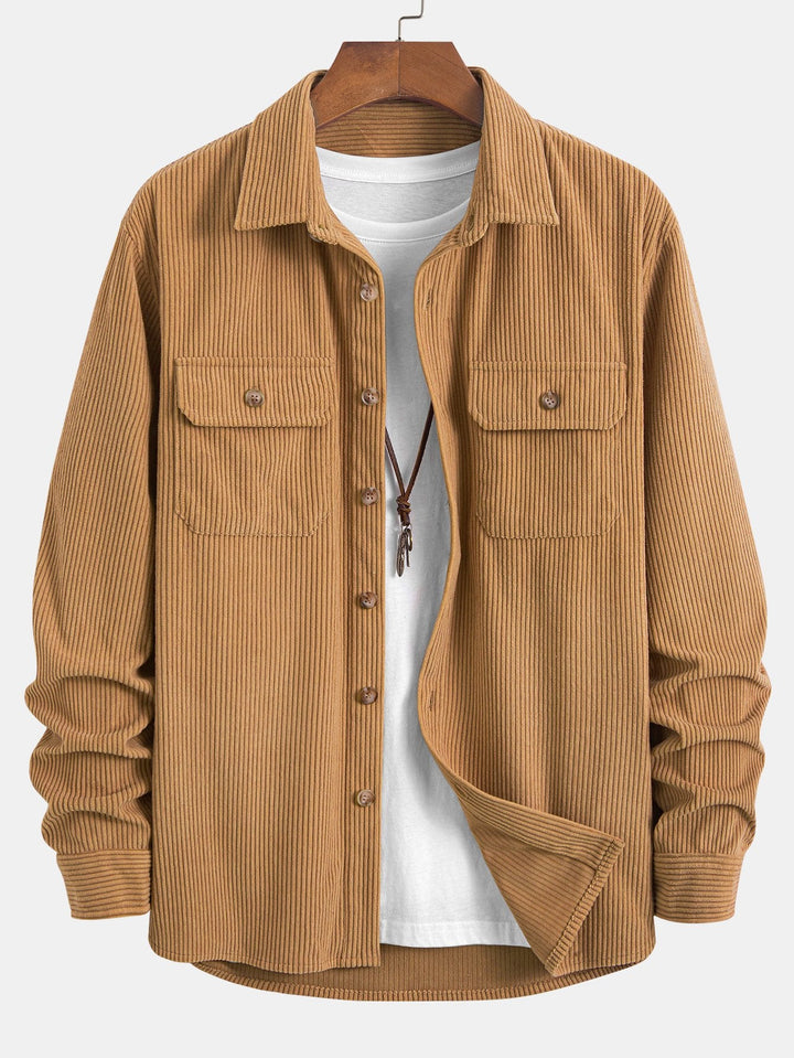 Dubbele Pocket Corduroy Shirt