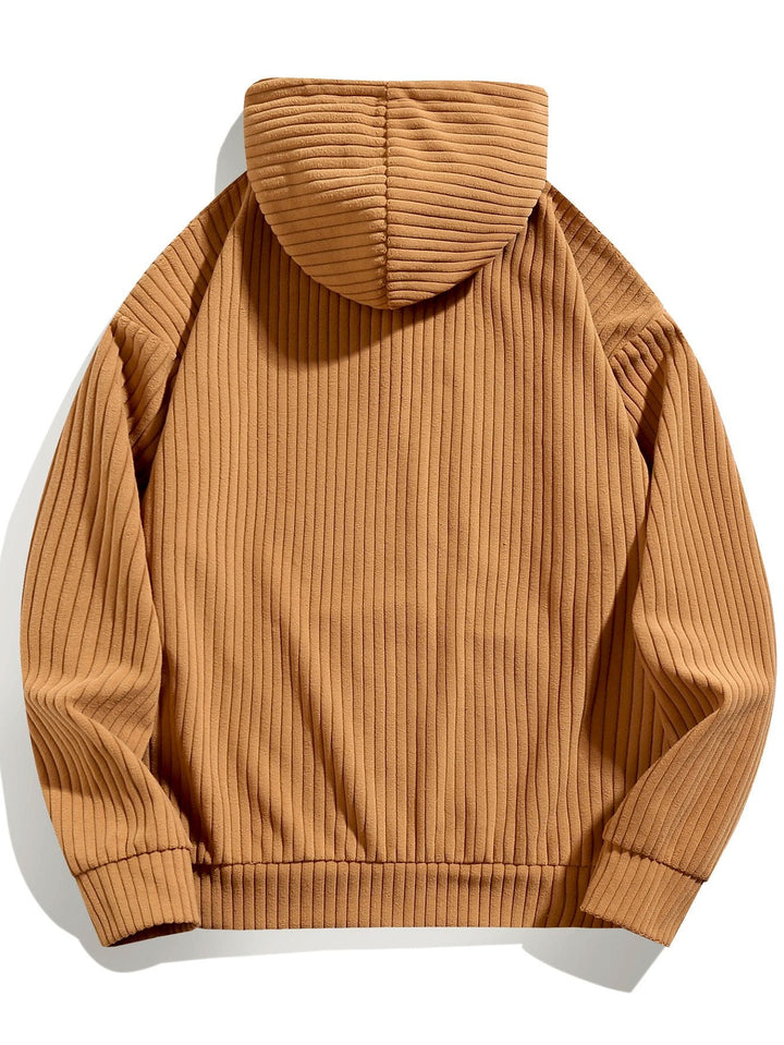 Relax Fit Corduroy Hoodie