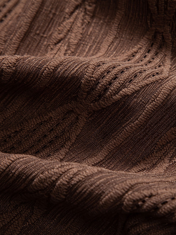 Geometrisch Jacquard Cubaanse Shirt