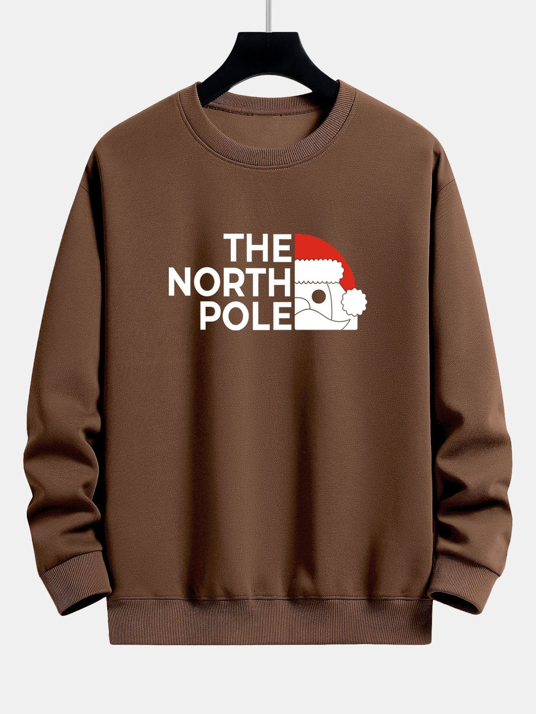 Santa Claus Slogan Print Relax Fit Sweatshirt