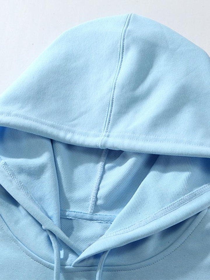 Basic Heavy Weight Drop Shoulder Relaxed Hoodie