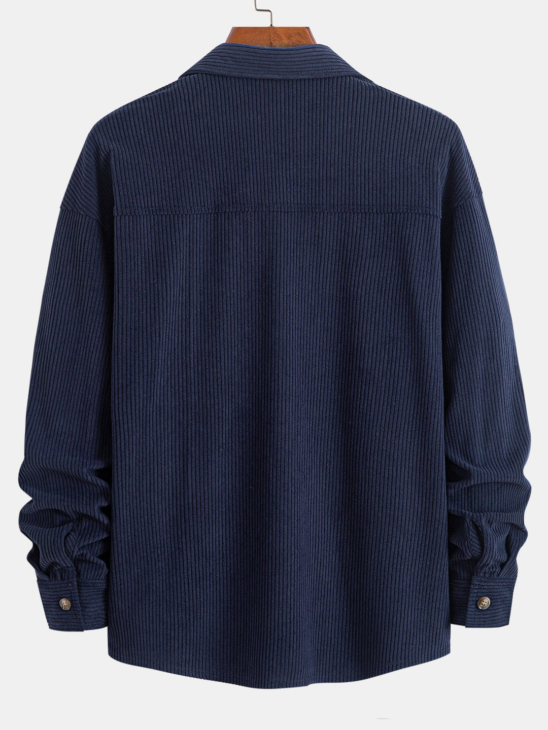 Relax Fit Corduroy Ruit Patchwork Shirt