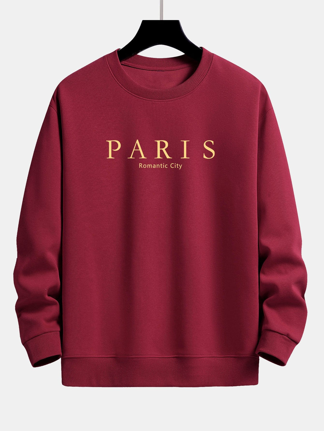 Paris Slogan Print Relax Fit Sweatshirt