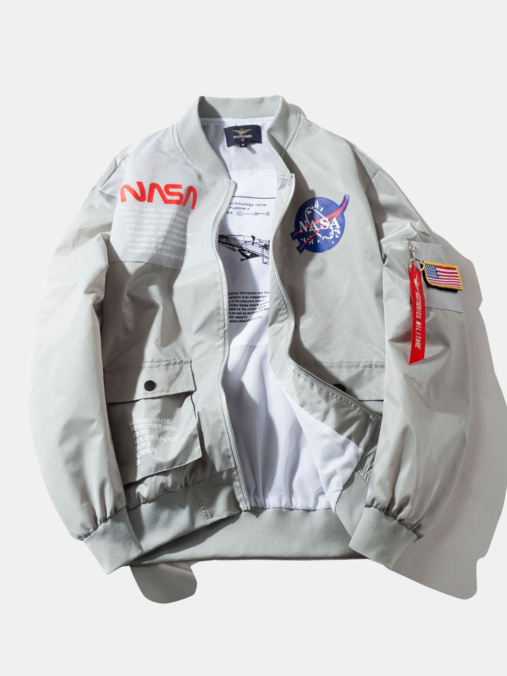 Oversized NASA Print Bomberjack