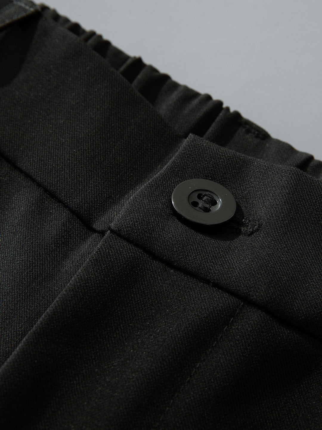 Relax Fit Elastische Taille Rechte Pijpen Broek