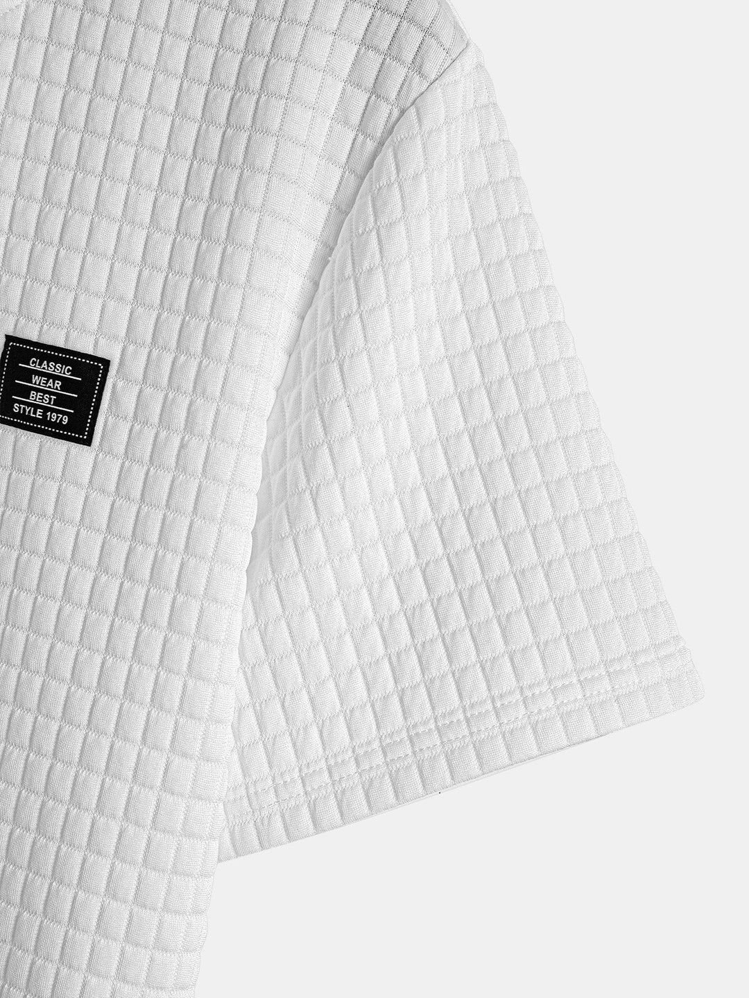 Wafel Hoody Boog Hem T-Shirt