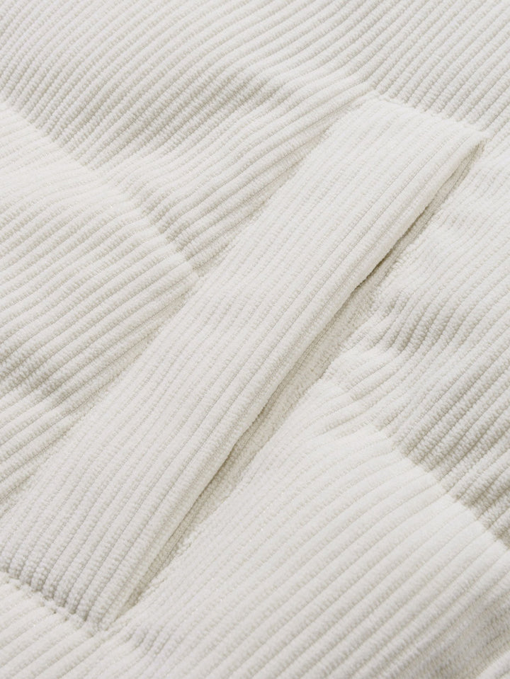 Omkeerbare Teddy Fleece Corduroy Jas