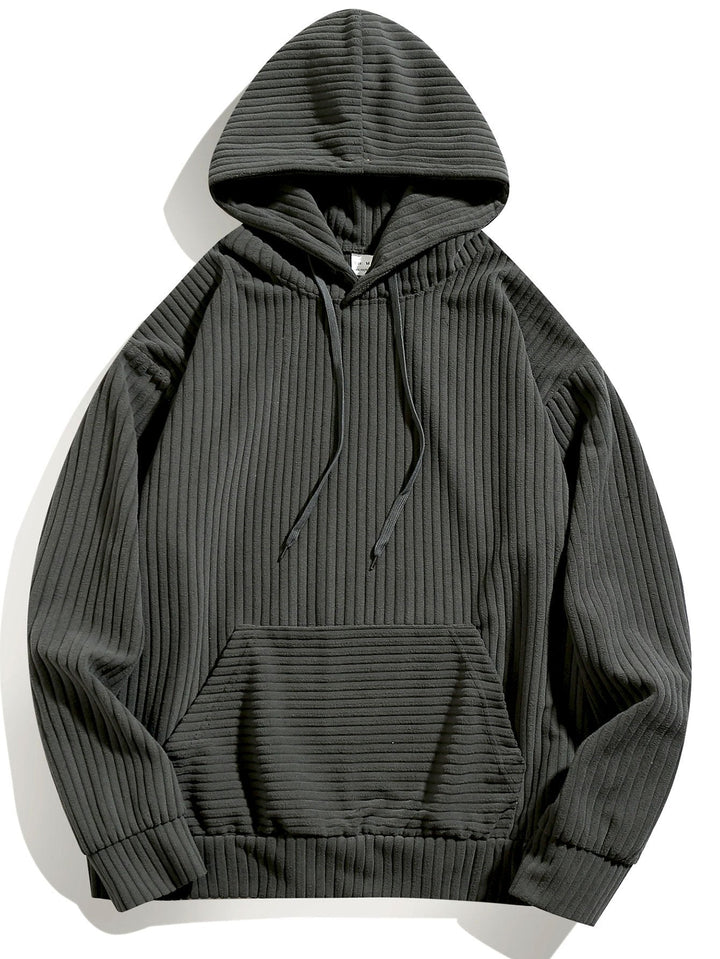 Relax Fit Corduroy Hoodie
