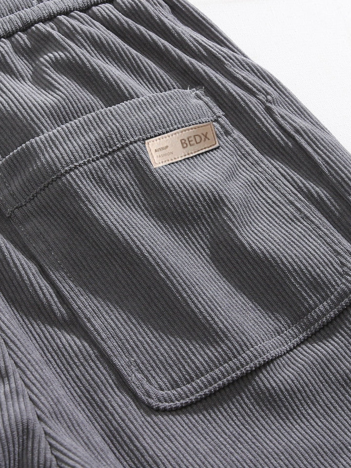 Rechtafstaande Corduroy Broek