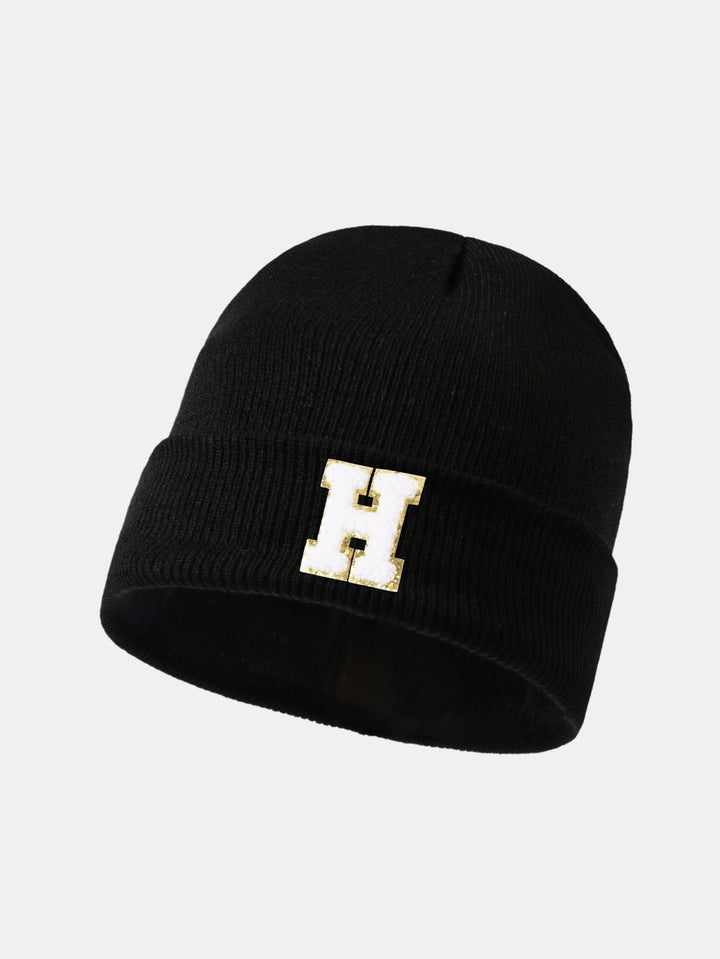 1 stuk Letter A-Z Warme Gebreide Beanie Hoed