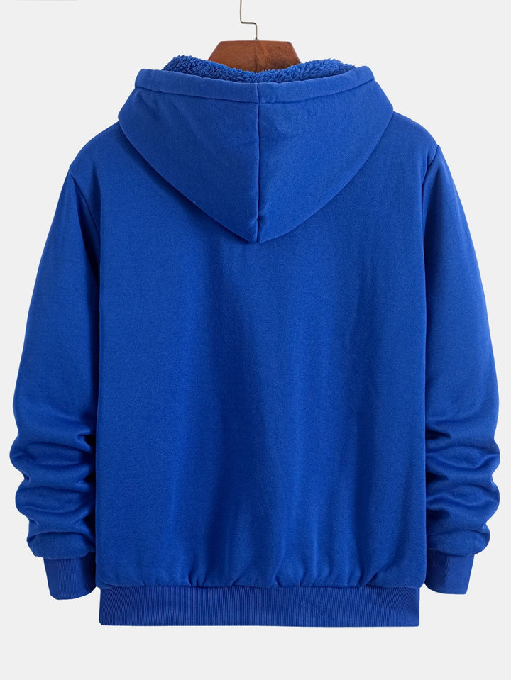 Teddy Fleece Gevoerde Hoodie