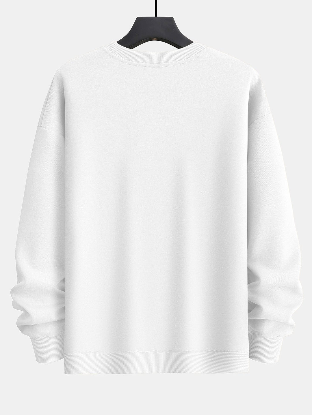 Lijnvormige Berenprint Relax Fit Sweatshirt