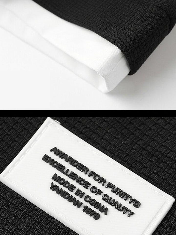 Twee Laags Wafel Sweatshirt