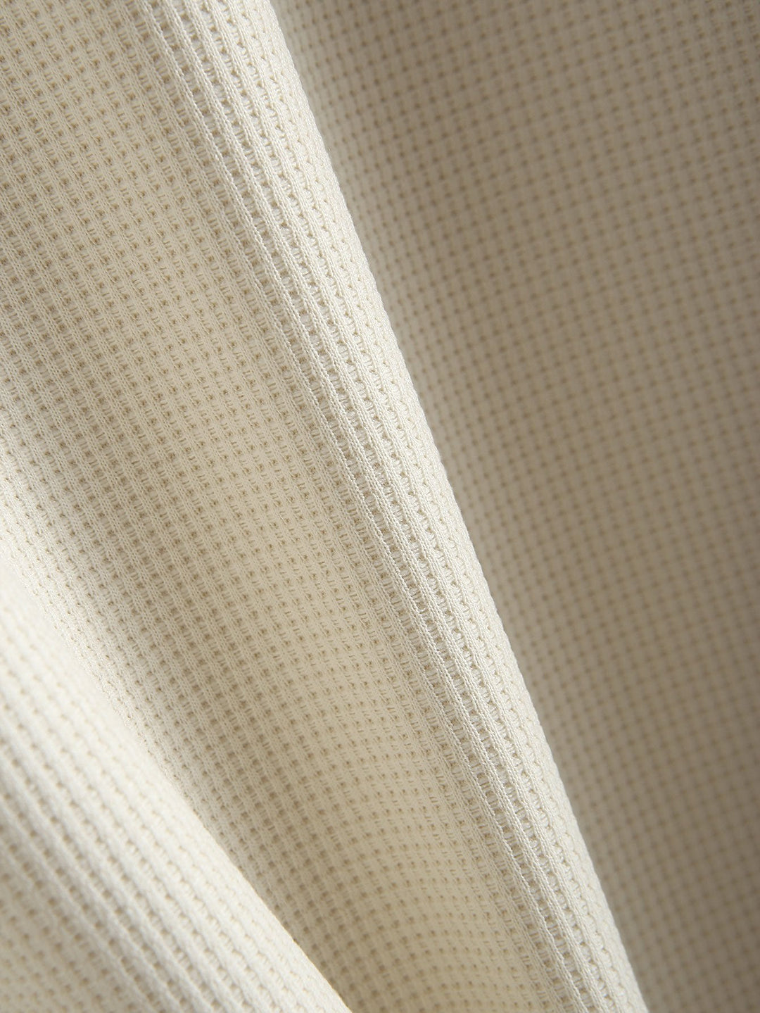 Waffle Hoody Fleece Lined Shirt