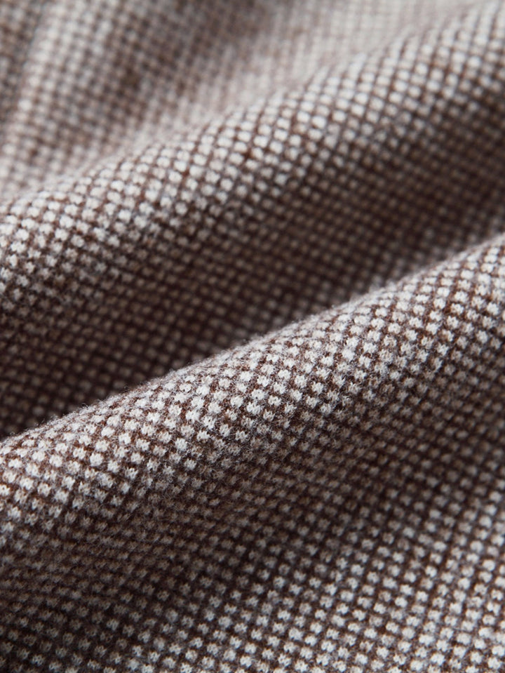 Wol Look Fijn Ruit Blazer