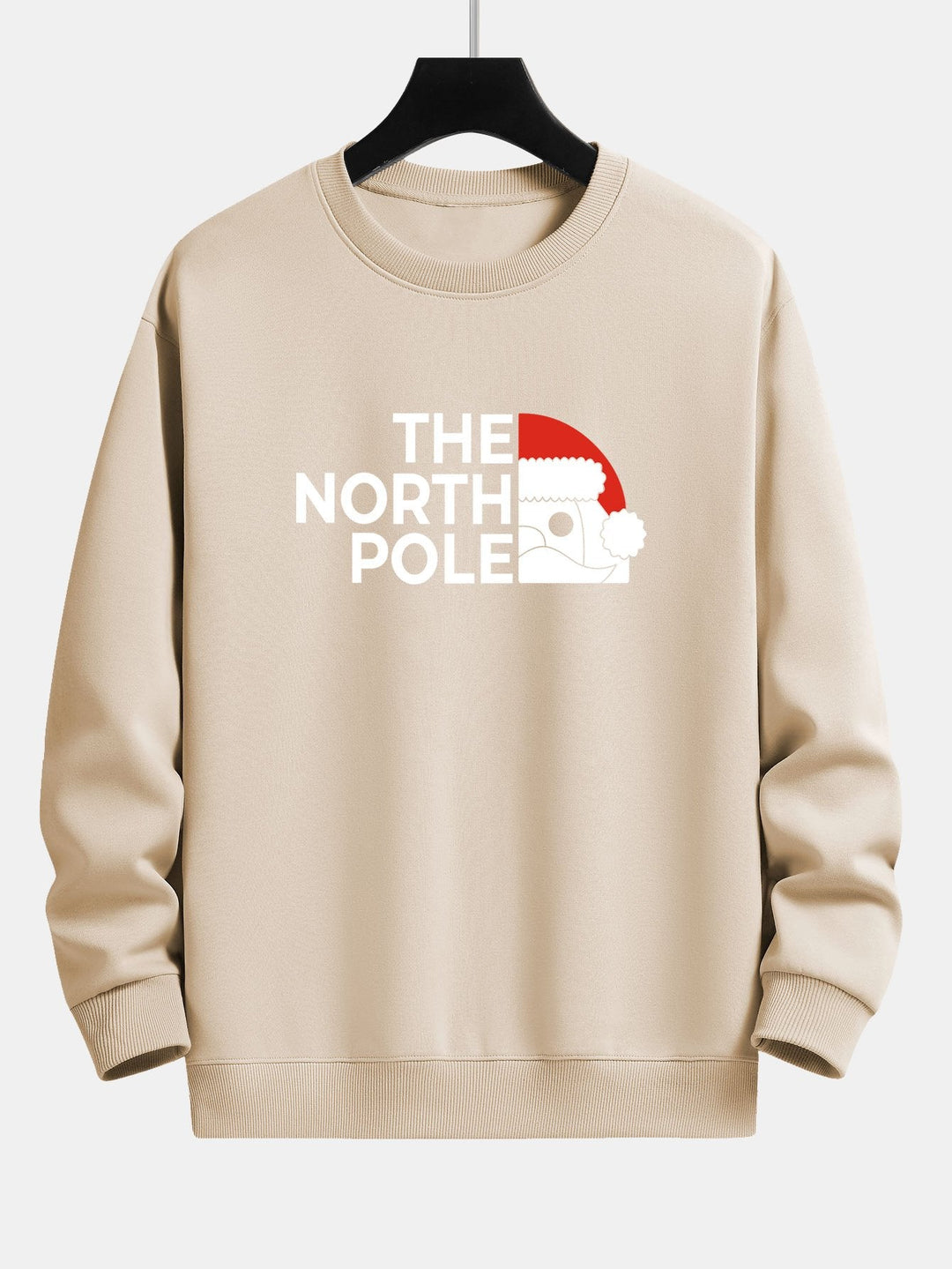Santa Claus Slogan Print Relax Fit Sweatshirt