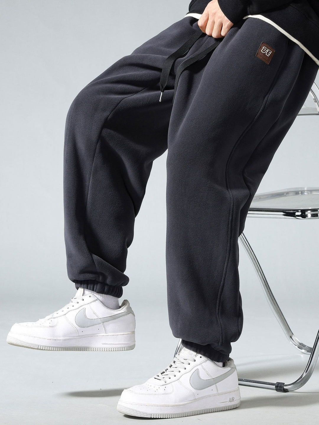 Teddy Voering Pool Fleece Joggingbroek