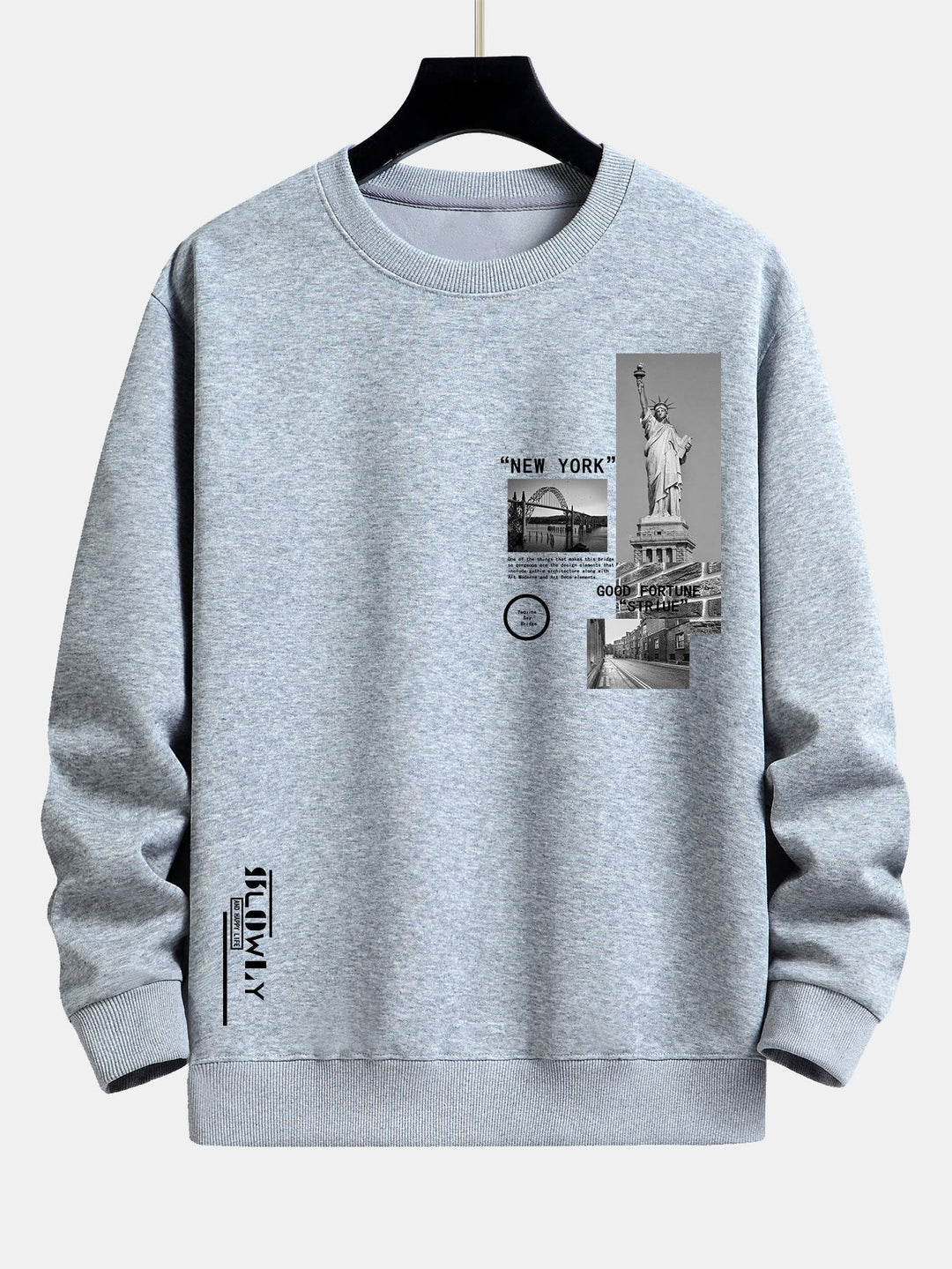New York Architectuur Print Relax Fit Sweatshirt