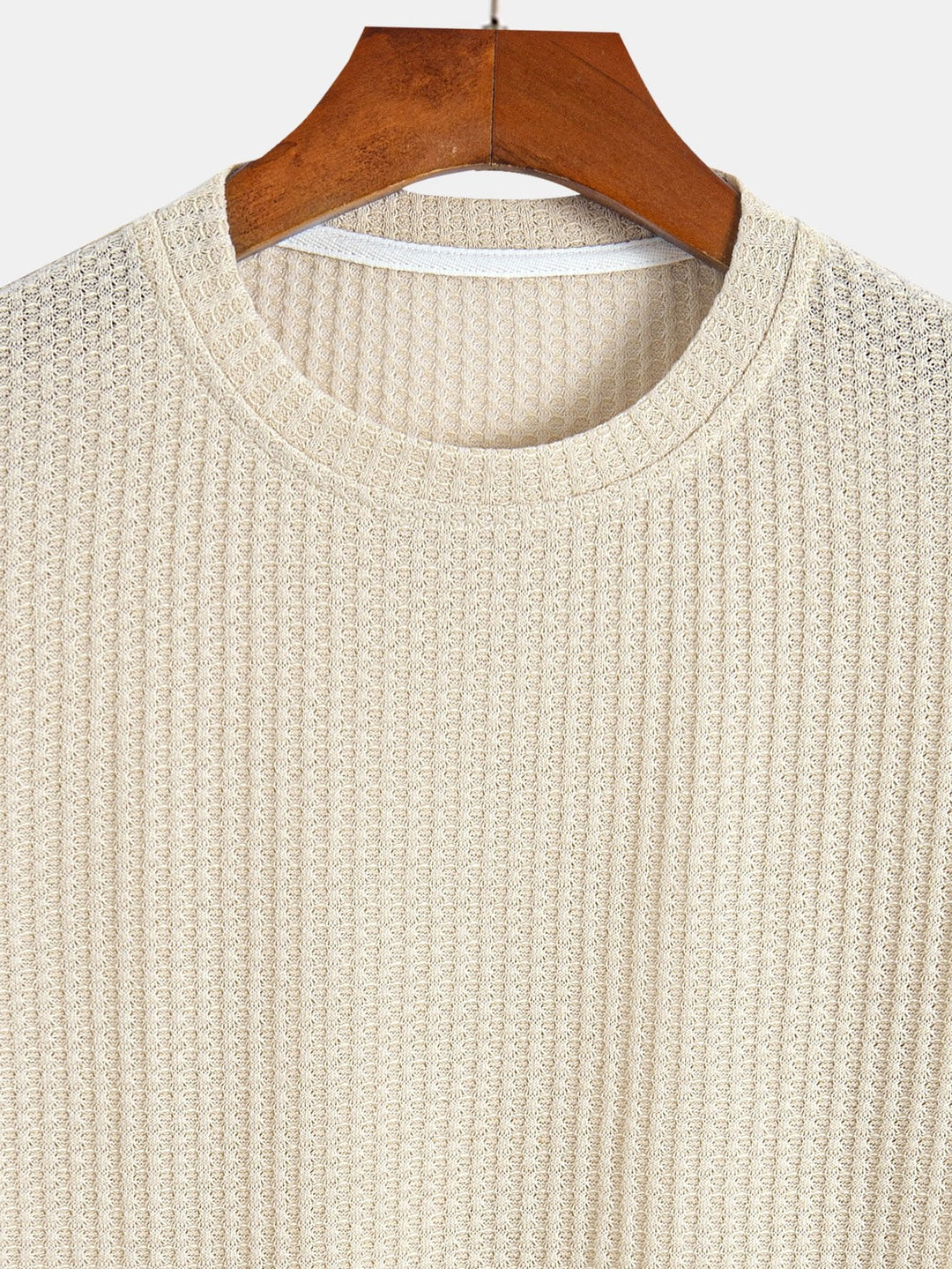 Waffle Arc Hem T-Shirt