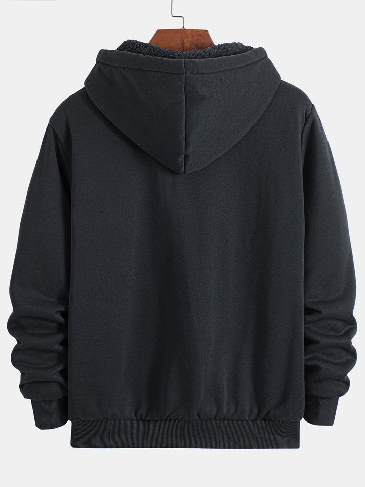 Teddy Fleece Gevoerde Hoodie