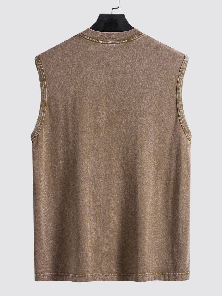 Gewassen Versleten Tanktop