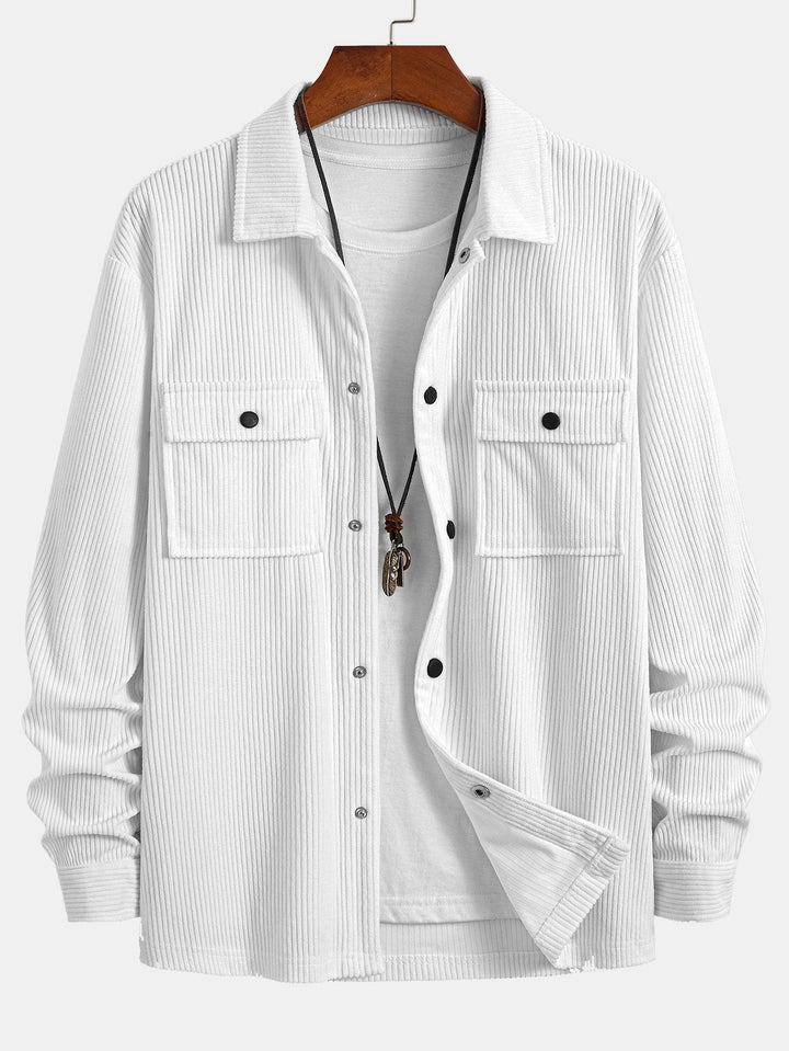 Katoenen Overshirt Met Zakjes