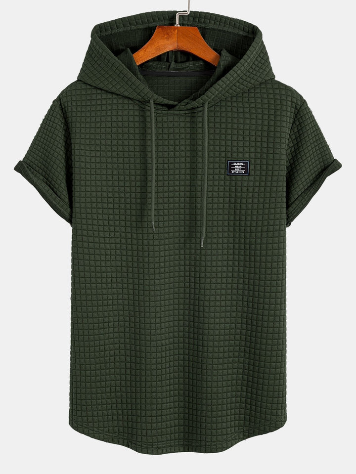 Wafel Hoody Boog Hem T-Shirt